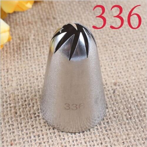 1Pcs #336 Large Size Icing Piping Nozzles Premium Stainless Steel Cake Cream Decoration Head Kitchen Pastry Tips