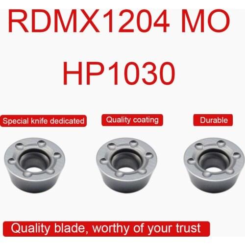 10PCS High Quality RDMX1204 MO HP1030 CNC Milling Blade CNC Lathe Tools Original Carbide Inserts Metal Turning Tool