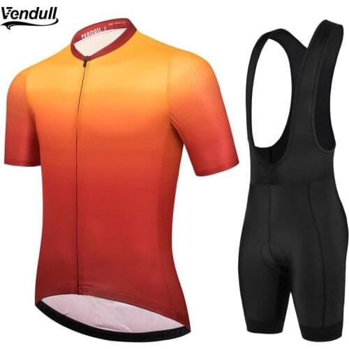2021 Vendull Italy Cycling jersey Sets Mens Cycling Clothing Summer Short Sleeve Quick-dry MTB bike suit Ropa Ciclismo estivo