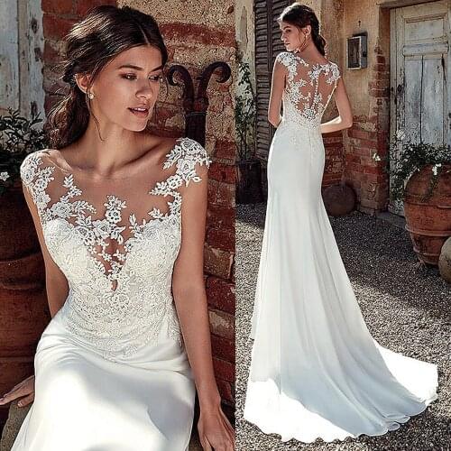 CINESSD Satin Wedding Dresses