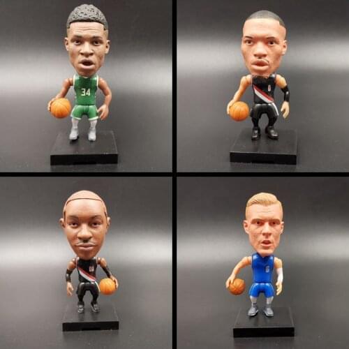 Basketball Player Action Figures 2.5inch Mini Collectible Model