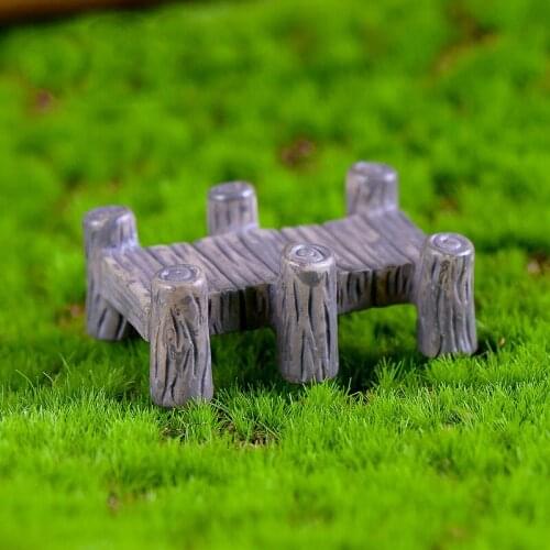 Simulation Resin Mini Vintage Bridge Decoration Fish Tank Turtle Tank Decoration Moss Micro Landscape Decoration Accessories