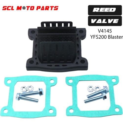 ALconstar-Motorcycle Carbon Fiber Intake Reed Valve For YAMAHA YFS200 Blaster 1988-2006 VForce4 V4145 New