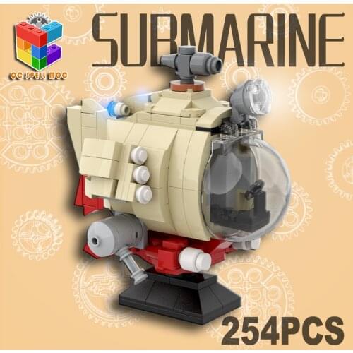 MOC Metal Slug Military Building Blocks Set Tank Submarin Robot Weapon Stress Relief Model Soldiers Kids Toys