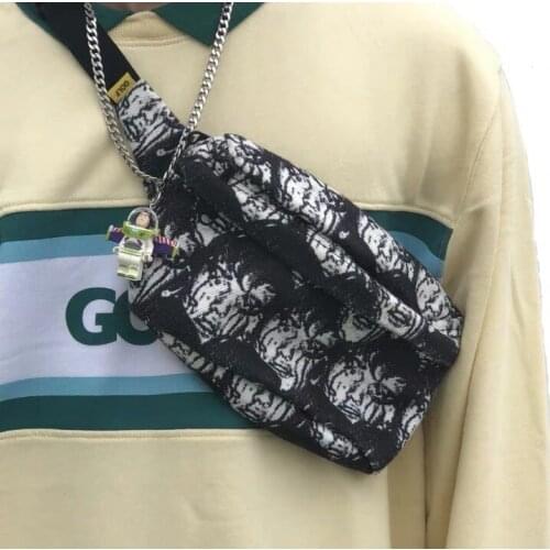 New Hot Face Brand Tyler The Creator Golf Le Fleur Shoulder Side Bag Waist Hip fanny packs Pack 23*18 cm #089