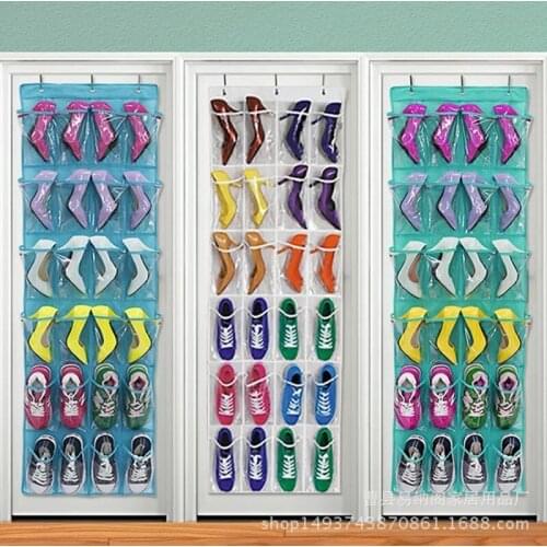 24 Pocket Multi-Use Sock Shoe Underwear Storage Bags Closet Wardrobe Underwear Bra Storage Hainging bags Door Wall Organizer