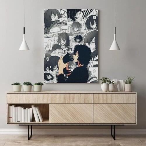 Home Decor Canvas Prints Yuyu Hakusho Hiei Dark Painting Japan Poster Wall Art Modular Pictures For Bedside Background Frame