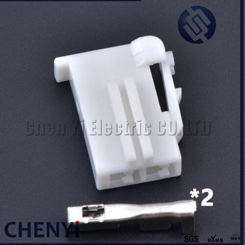 10 sets White 2 Pin Walbro 255LPH Electric fuel pump Connector plug GSS341/GSS342 GSS315/GSS317 For Toyota Honda Nissan Subaru