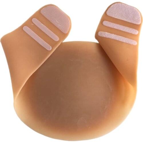 1500g 2~4 months silicone tummy fake pregnant baby bump invisible real pregnancy