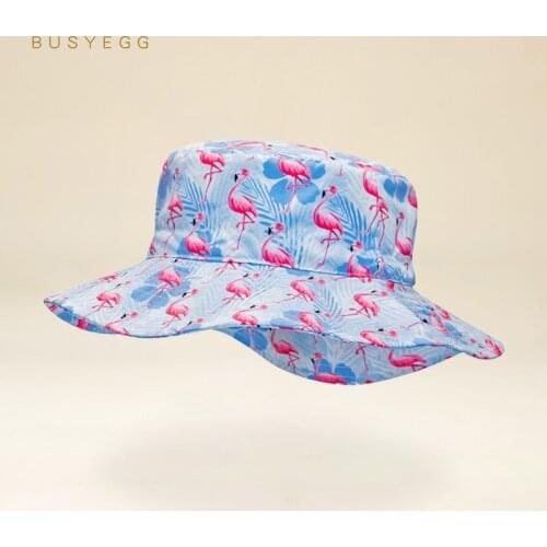 Foldable easy to carry cartoon bird kids caps child bonnet adjustable baby girls bone men hats toddler panama children headwear