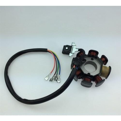STARPAD For Zongshen Engine Accessories Zongshen 250 Race Engine 8-pole AC Coil White Board Engine Magnet Motor Stator