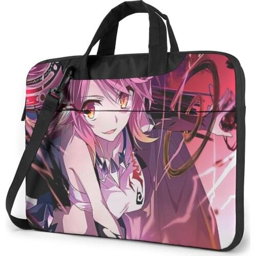 No Game No Life Laptop Bag Case Bike Crossbody Computer Bag Carry Kawaii Laptop Pouch