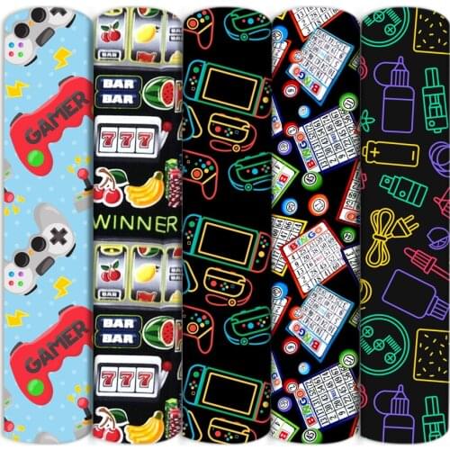 50x145cm Game Print Polyester Cotton Fabric For Patchwork Tissue Kids Home Textile Sewing Doll Dress Curtain,c18727