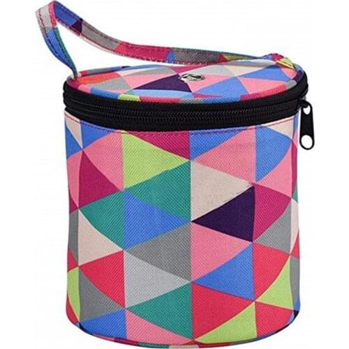Knitting Bag Waterproof Convenient Oxford Cloth Yarn Organizer with Strap Handle Multifunction Dust-proof Durable Crochet Bags