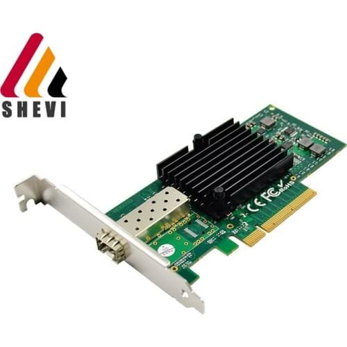 Fiber Network Card PCIe x8 Intel 82599EN Single Port 10GbE Fiber Network Card SFP+ Server Adapter