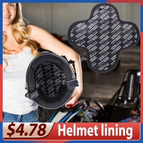 Motorcycle Helmet Insert Liner Cap Cushion Pad Quick-drying Breathable Sweat Wicking Helmet Insulation Lining Moto Black Capacet
