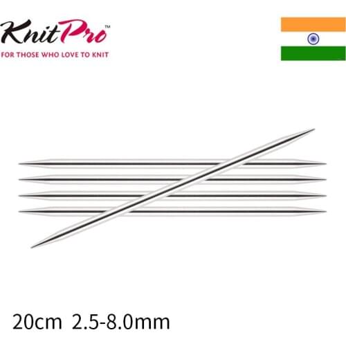 Knitpro Nova Metal 20 cm double pointed knitting needle