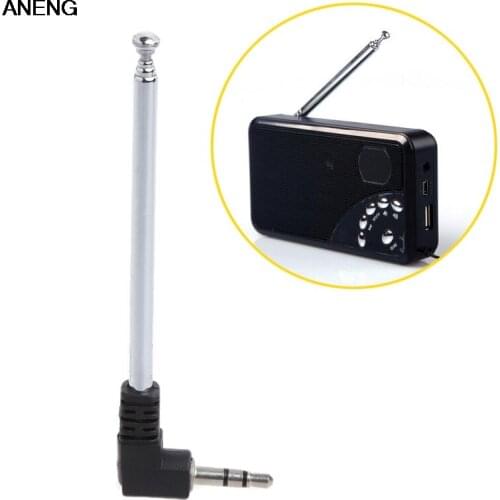 3.5mm Radio Receiver Antenna Stainless Steel Multi-Purpose Interface FM Radio