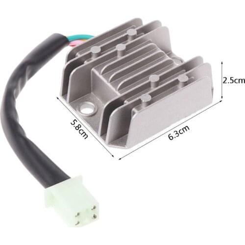 ATV GY6 50 150cc Scooter 4 Wires Voltage Regulator Rectifier Motorcycle Boat