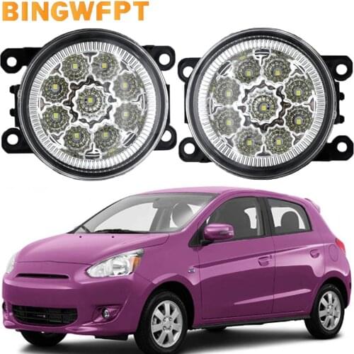 Car-Styling for Mitsubishi Mirage / Space Star Hatchback (A0_A) 2012~2016 Led Fog Lights H11 H8 Replacement Fog Head Lamp