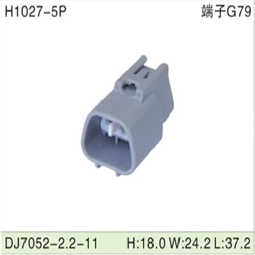 Free shipping 500pcs DJ7052-2.2-11 5Pin 2.2mm AMP Car Electrical Wire Connectors for VW,BMW,Audi,Toyota,NISSAN AND other