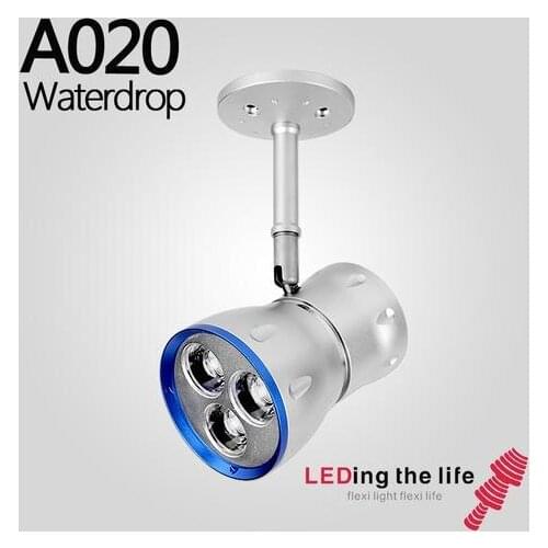 Cree COB LED Ceiling Mounted Spotlight Aluminium Lamp Focusable Zoomable Triac Dimmable Commecial Museum art gallery lighting