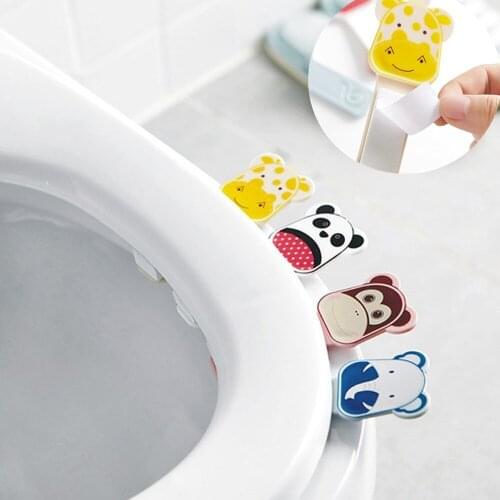 Toilet Seat Holder Lifter Sanitary Closestool Seat Cover Lift Handle Toilet Seat Cover Lifter Bathroom Home Cleaning Tool