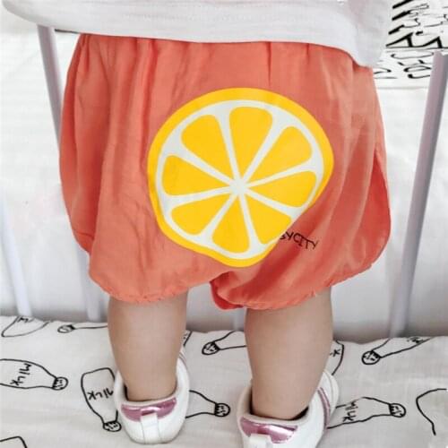 Boy Girl Kids Harem Pants Shorts PP Panties Clothing Cute Summer Shorts Girl 0-2 Year Summer Newborn Kids PP Shorts