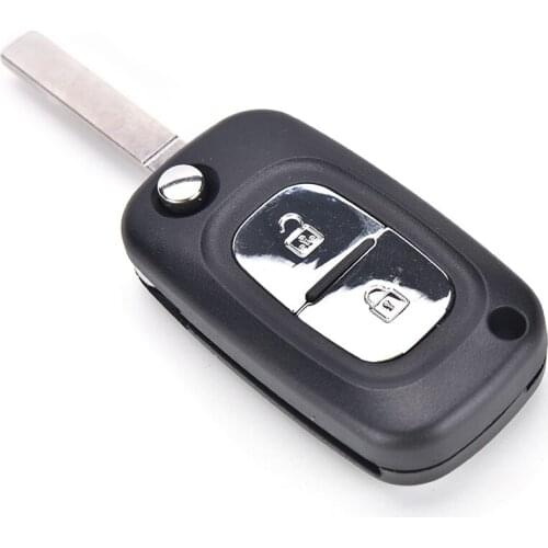 Flip Remote Key Shell refit for RENAULT Clio Megane Kangoo Modus 2 BTN Fob Case
