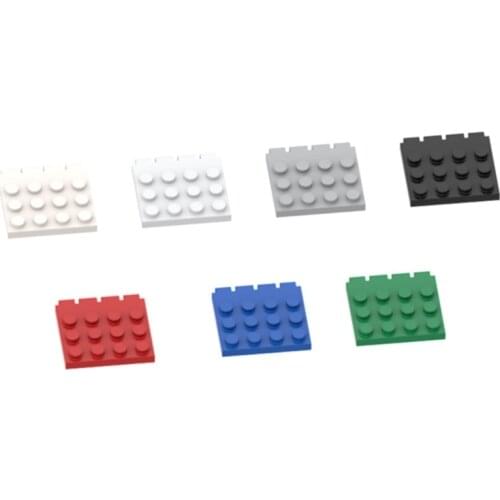 BuildMOC Compatible Assembles Particles 4213 4x4 Vintage Joint Board For Building Blocks Parts DIY LOGO Educational Tech Toys