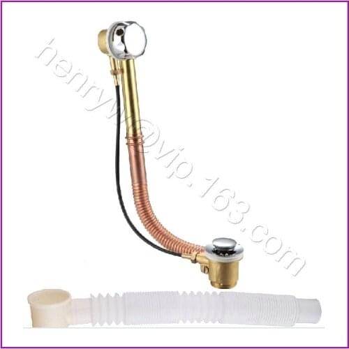 L15225 -Luxury Plastic Bath Tub Trap Drainer Baththroom Waste Drainer
