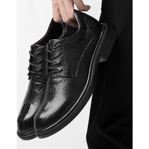 Men Black Casual Shoes Zapatos Casuales Para Hombre Shoes Casual Leather Man Shoe For Men Flat Fashion Breathable Sneakers