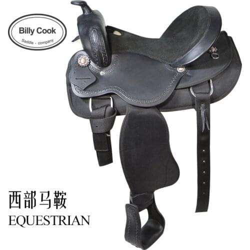 New Four Seasons Western Saddle Comfortable Wear-resistant Non-slip Breathable Retro Horse Saddle