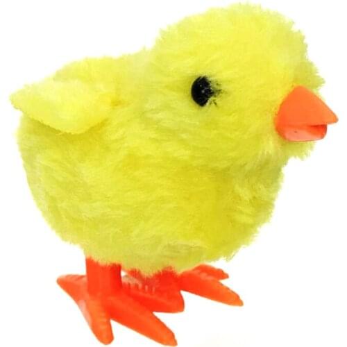 Winding Plush Chicken Bunny Clockwork Pet Decompression Trick Childrens Toy Childrens Day Birthday Gift wind up toys