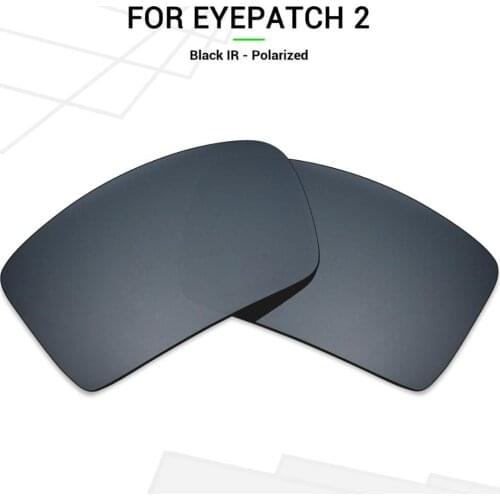 Mryok POLARIZED Replacement Lenses for Oakley Eyepatch 2 Sunglasses Black IR