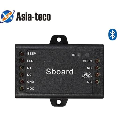 Sboard BT Bluetooth Single door Access Controller Mini Door Controller Connect with Any Reader Wiegand 26~37 bits output