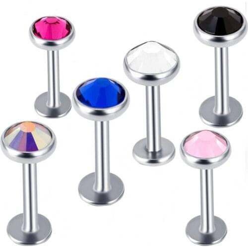 Trend Jewelry Woman Lip Studs Stainless Steel Piercings Small Large Mouth Accessories Sexy Women Body Punk Ring Lips Piercing