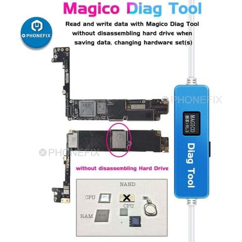 Magico Diag DFU id box Tool irepair p10 For iphone ipad Unpack WiFi Data Reading Writing Change SN Without NAND Removal