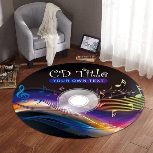 Thicken Child Room Round carpets for living room Yogo Prayer Floor Mat tapete Cartoon Kid Study Room Computer Chair Decor carpet