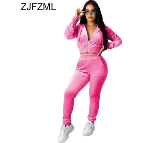 Velvet Two Piece Set Women Rave Festival Clothing Full Sleeve Hooded Short Coat And Elastic Waist Biker Short Velour Tracksuits