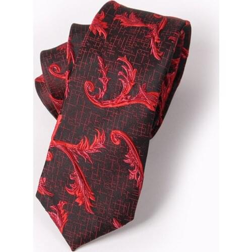 High Quality 3D Leaves Red Ties for Men Microfiber Polyester Striped Novelty Necktie Wedding Party Grooms Fashion Black Vestidos