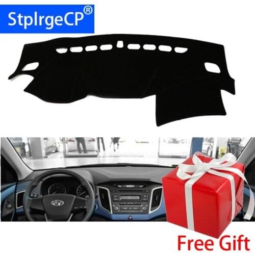 For Hyundai IX25 Creta 2014-2018 dashboard mat Protective pad Shade Cushion Pad interior sticker car styling accessories