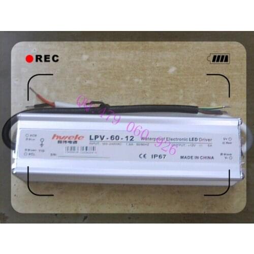 [ZOB] RONGLAN waterproof switching power supply 12V5A LPV-60-12 60W --5PCS/LOT