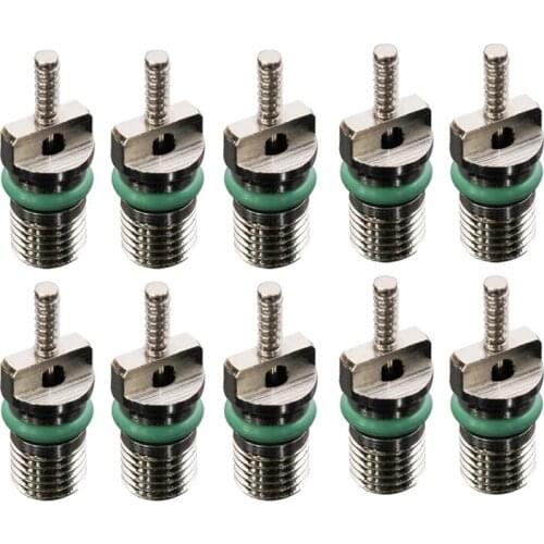 10Pcs Car AC R134A Valve Core Needles Assortment 134a Refrigerant Heat Resistant