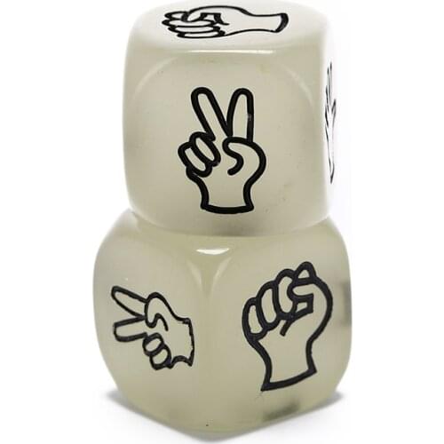 2/4Pcs/lot 6 Sided Dice Cubes Luminous Noctilucent Night Light Fun Night Bar KTV Entertainment Game Dices