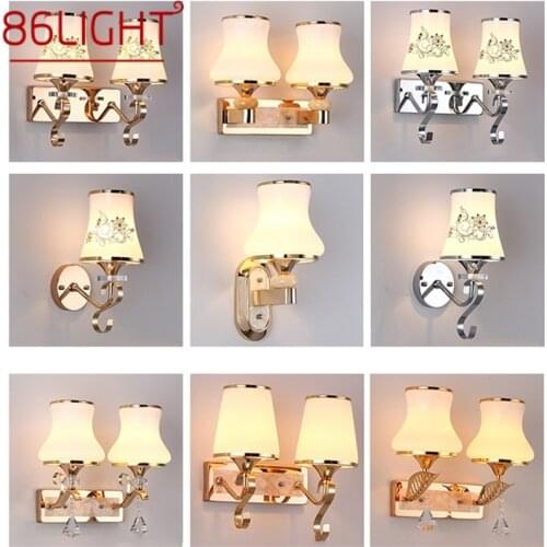 86LIGHT Wall Lamps LED Modern Nordic Luxury Indoor Sconces Light Pattern Figure For Home Bedroom