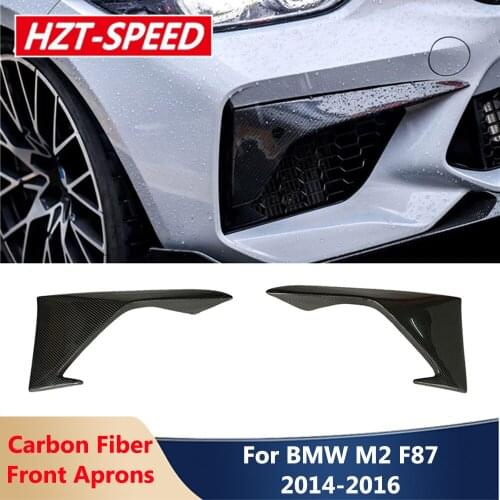 Car Air Vents Kit Front Above Aprons Real Carbon Fiber Body Kit For BMW M2 F87 Standard Car Styling 2014-2016
