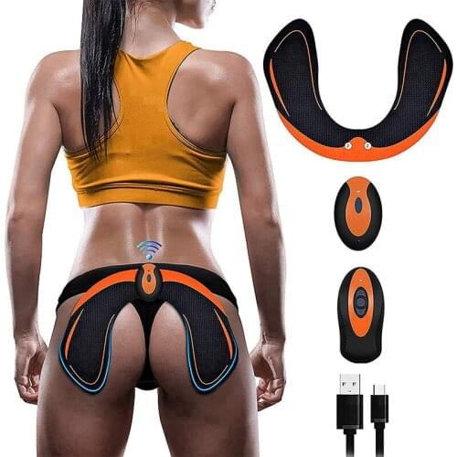 EMS Hip Trainer Muscle Stimulator Buttock Toner Buttocks Butt Lifting Exercise With Remote Control Vibrating Slimming Machine