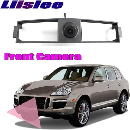 For Porsche Cayenne 92A 9Y0 PO536 2011~2020 Car LOGO Front CAM Night Vision HD Wide Angle Degree Embedded Blind Spot Area Camera