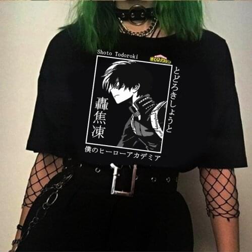 My Hero Academia Shoto Todoroki Hip Hop Tops Tees Unisex